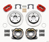 Wilwood Dynapro Lug Mount P/S Park Brake Kit Red Big Ford 2.00in Off Bronco 5 x 5.50