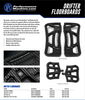 Performance Machine Floorboard Assembly Rider Drifter - Black Ops