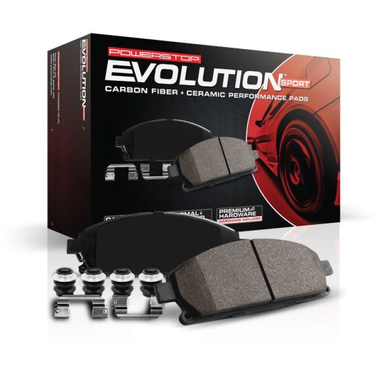 Power Stop 09-13 Infiniti FX50 Rear Z23 Evolution Sport Brake Pads w/Hardware