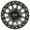 Method MR401 UTV Beadlock 14x7 / 4+3/13mm Offset / 4x156 / 132mm CB Titanium Wheel- Matte Black Ring