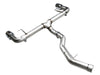 AWE 19-23 BMW 330i / 21-23 BMW 430i Base G2X Track Edition Axle Back Exhaust - Chrome Silver