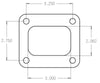 Cometic Turbo FLG T4 Garrett Exh Inlet .010in Exhaust Gasket