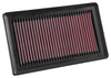 K&N 2014-2016 Hyundai i20 L4-1.4L DSL Replacement Drop In Air Filter