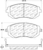 StopTech Street Touring 03-05 WRX/ 08 WRX Front Brake Pads