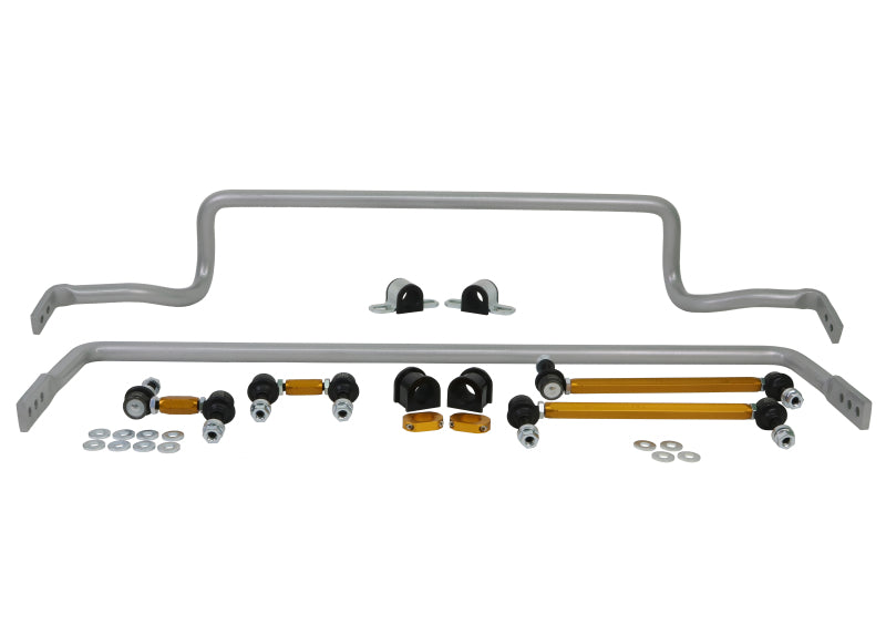 Whiteline 08-17 Mitsubishi Lancer Front & Rear Sway Bar Kit