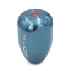 BLOX Racing 5-Speed Billet Shift Knob - Torch Blue 10x1.5mm