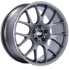 BBS CH-R 20x9 5x120 ET24 Satin Titanium Polished Rim Protector Wheel -82mm PFS/Clip Required