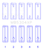 King Mazda B6/B6-T/ZM/B3/B5 (Size STD) Main Bearing Set