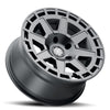 ICON Compass 17x8.5 6x5.5 0mm Offset 4.75in BS Satin Black Wheel