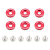 Mishimoto Large Fender Washer Kit (6pcs) - Red