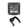 XK Glow Flush Mount XKchrome 20w LED Cube Light w/ RGB Accent Light - Driving Beam