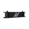 Mishimoto Universal - 6AN 10 Row Oil Cooler - Black