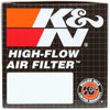 K&N Filter Universal Rubber Filter 3  Flange 4 1/2 Base inch 3 1/2 inch Top 5 3/4 inch Height