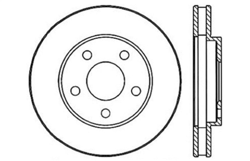 StopTech Drilled Sport Brake Rotor