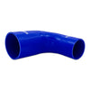 Mishimoto Silicone Reducer Coupler 90 Degree 2.5in to 3.5in - Blue