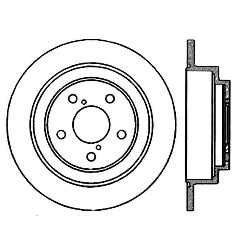 Stoptech 02-05 WRX Rear CRYO-STOP Rotor