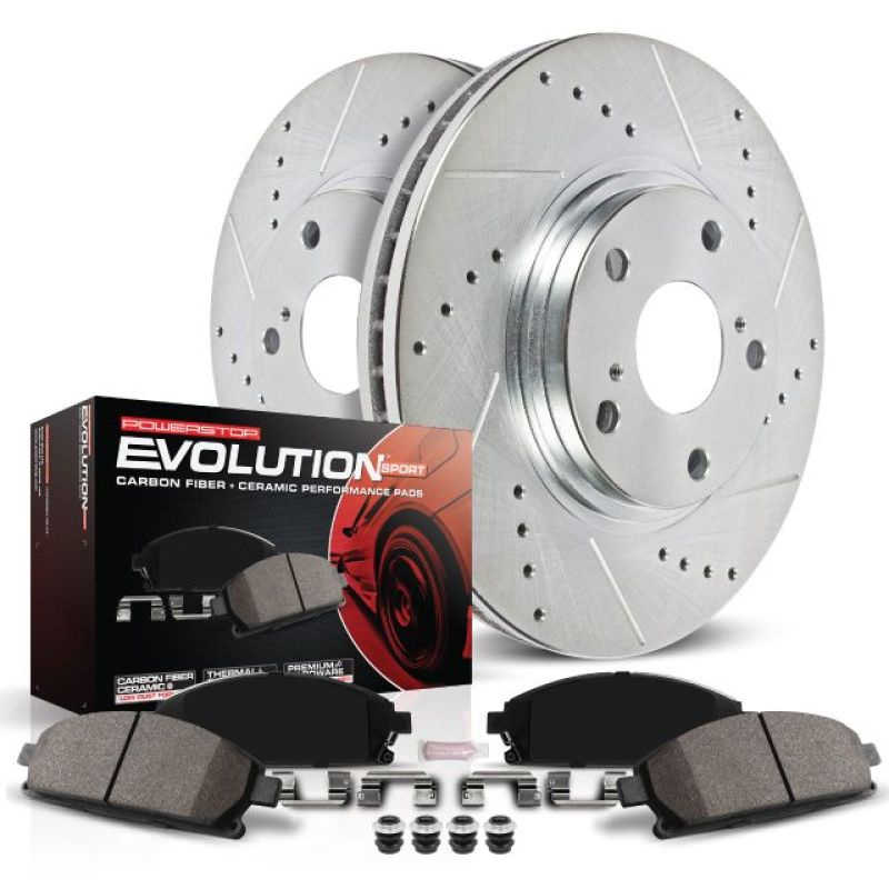 Power Stop 00-06 BMW X5 Rear Z23 Evolution Sport Brake Kit