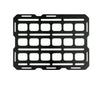 BuiltRight Industries 10in x 7.5in Tech Plate Steel Mounting Panel - Black