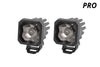 Diode Dynamics Stage Series C1 LED Pod Pro - White Wide Standard RBL (Pair)