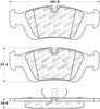 StopTech 96-02 BMW Z3 / 03-08 Z4 / 97-00 323 Front Brake Pads