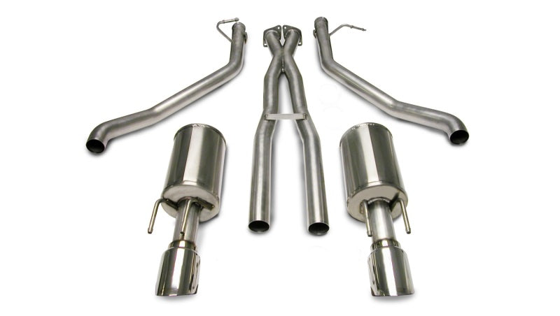 Corsa 05-06 Pontiac GTO 6.0L V8 2.5in Sport Cat-Back + XPipe Exhaust Polished Tips