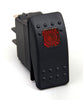 Daystar Rocker Switch Red Light 20 AMP Single Pole