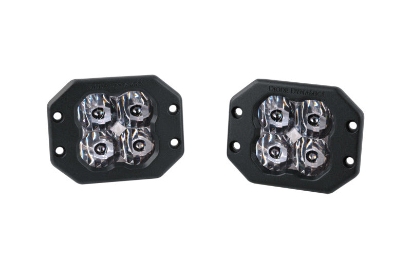 Diode Dynamics SS3 Pro WBL - White SAE Driving Flush (Pair)