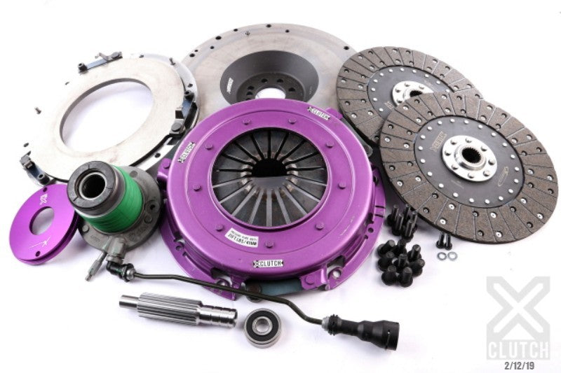 XClutch 14-19 Chevrolet Corvette 6.2L 10.5in Twin Solid Organic Clutch Kit