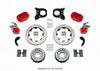 Wilwood Forged Dynalite P/S Rear Kit w/MC4 P-Brake Drill Red Chev 12 Bolt w/Clip Eliminator