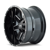 ION Type 141 20x10 / 6x135 BP / -19mm Offset / 106mm Hub Gloss Black Milled Wheel