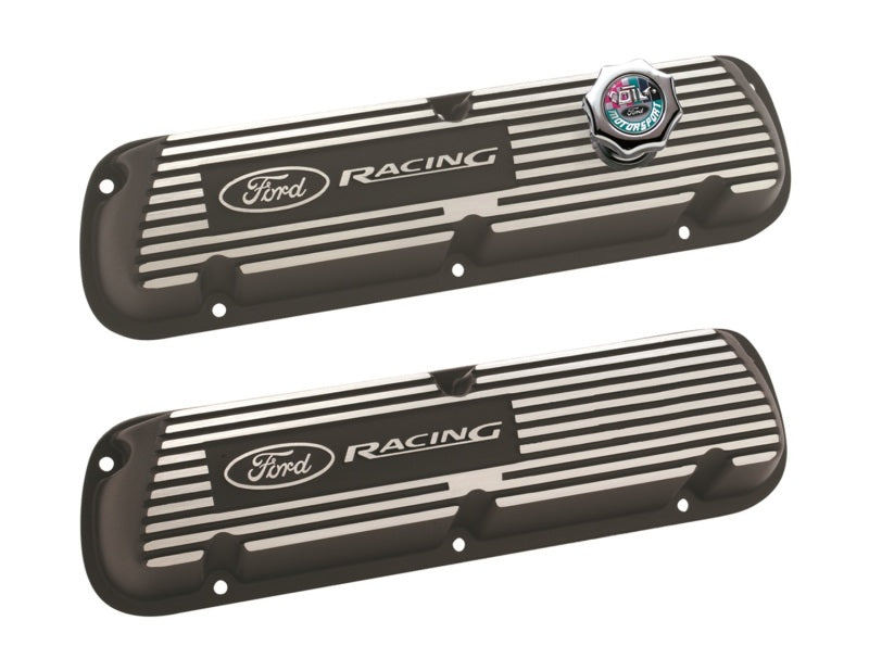 Ford Racing Black Satin Valve Covers Racing EFI