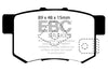 EBC 10-12 Acura RDX 2.3 Turbo Greenstuff Rear Brake Pads