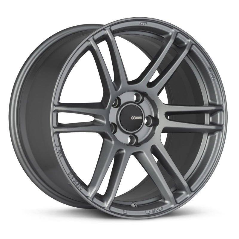 Enkei TSR-6 18x8 5x114.3 40mm Offset 72.6mm Bore Titanium Grey Wheel