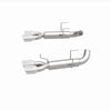 MagnaFlow 12 Ford Mustang V8 5.0L Dual Split Rear Exit Axle-Back Stainless Cat Back Perf Exhaust