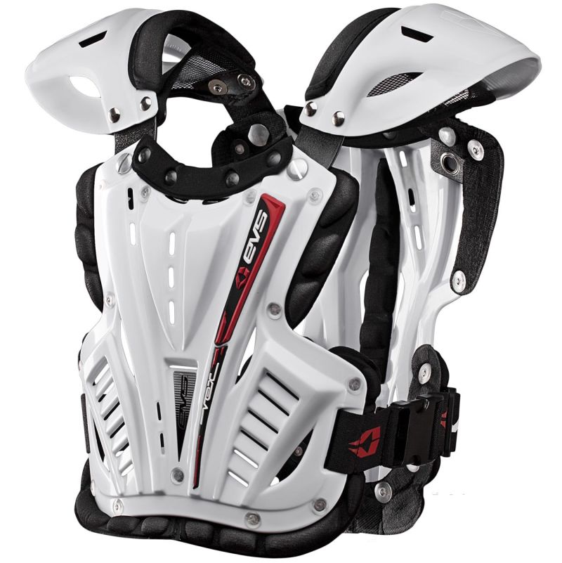 EVS Vex Chest Protector White - Small(Youth)