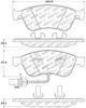 StopTech Street Touring 07-10 Audi S6/S8 Front Brake Pads