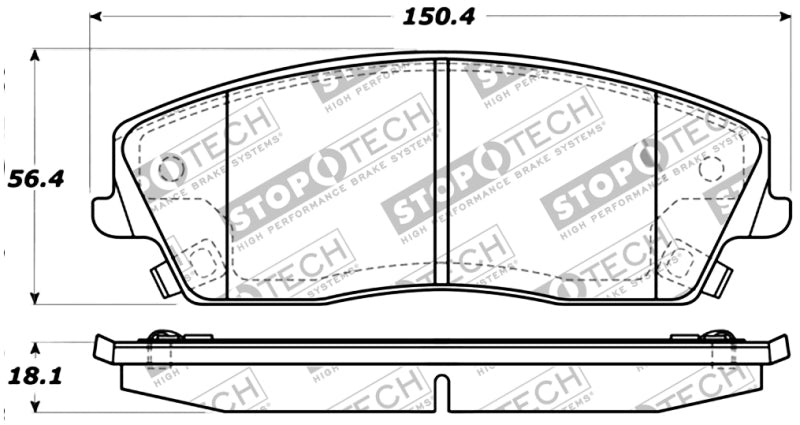 StopTech Performance Brake Pads