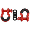 Mishimoto Borne D-Ring Shackle Set Red