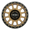 Method MR305 NV 20x10 -18mm Offset 8x170 130.81mm CB Bronze Wheel