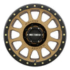 Method MR305 NV 20x10 -18mm Offset 8x180 130.81mm CB Method Bronze/Black Street Loc Wheel