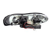 ANZO 1998-2002 Chevrolet Camaro Projector Headlights w/ Halo Chrome