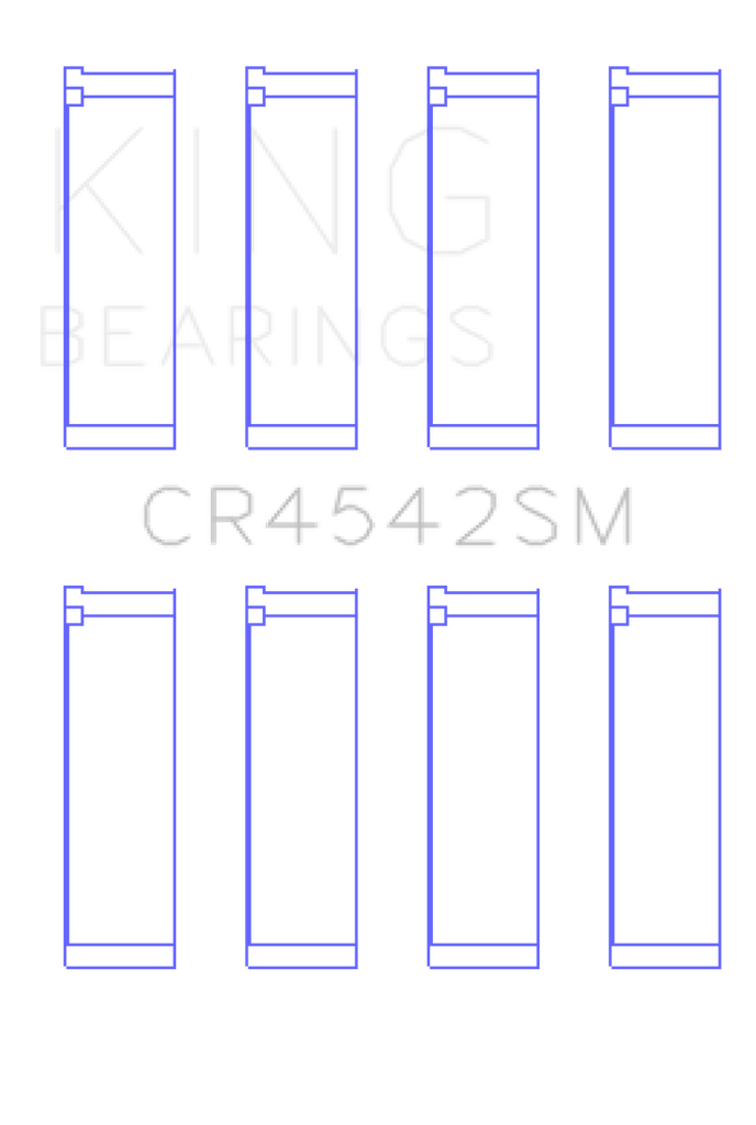 King Honda K-Series (Except A3) 16v 2.0L / 2.3L / 2.4L Connecting Rod Bearing Set (Set of 4)