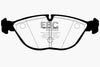 EBC 04-06 Audi TT Quattro 3.2 Redstuff Front Brake Pads