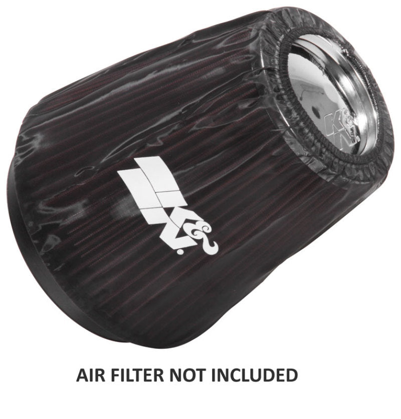 K&N Black Drycharger Round Tapered Custom Air Filter Wrap