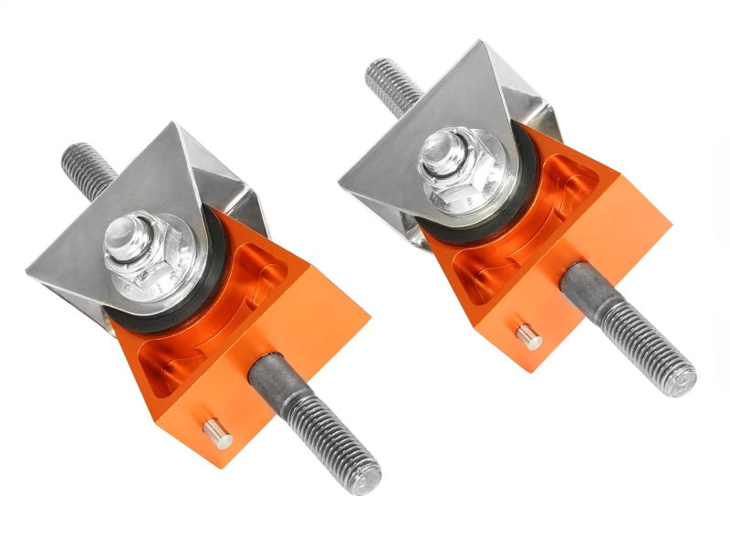 aFe Control PFADT Series Engine Mount Set; Chevrolet Corvette (C5/C6) 97-13 Orange