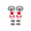 Power Stop 94-97 Mazda Miata Front Z26 Street Warrior Brake Kit w/Calipers