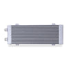 Mishimoto Universal Medium Bar and Plate Dual Pass Silver Oil Cooler