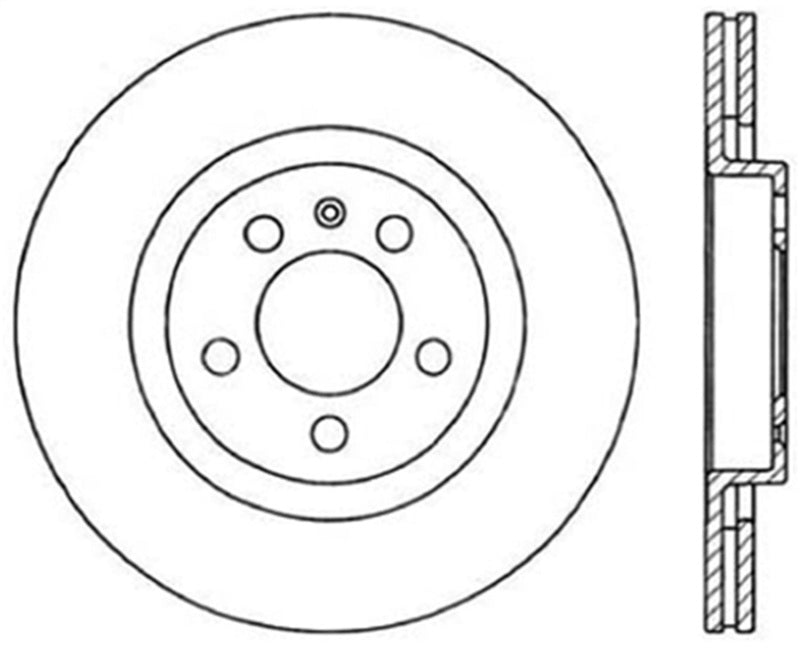 StopTech Slotted & Drilled Sport Brake Rotor