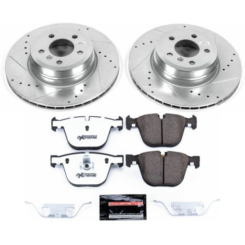 Power Stop 16-18 BMW X5 Rear Z26 Street Warrior Brake Kit