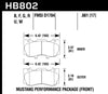 Hawk 15-17 Ford Mustang Performance Pkg (NON GT) HPS Front Brake Pads